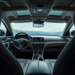 AI car dashboard adjusting to driver’s emotion