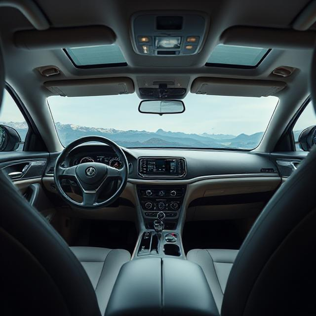AI car dashboard adjusting to driver’s emotion